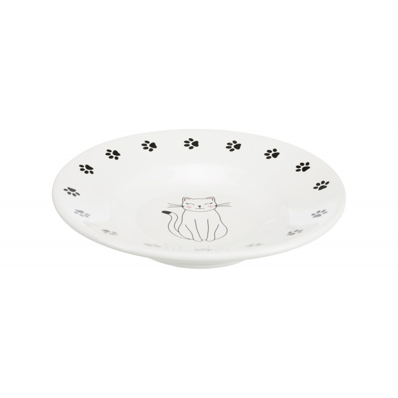 Cat ceramic bowl