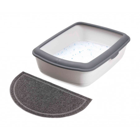 Alfombrilla semicircular para caja de arena