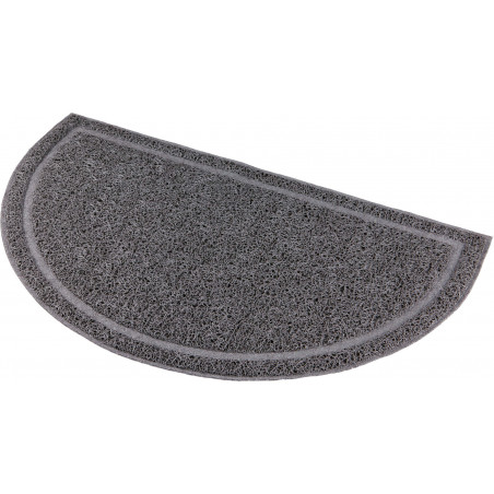 Tapis pour bac à litière semi-circulaire