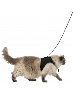 Soft XXL harness with leash