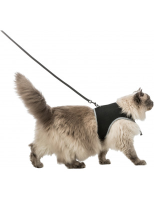 Soft XXL harness with leash