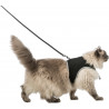 Soft XXL harness with leash