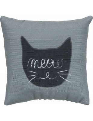 Meow cushion with catnip