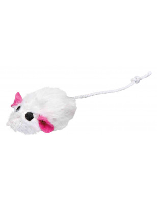 Set of 6 plush mice with catnip