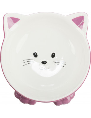 Comedero elevado de cerámica para gatos Trixie Meow