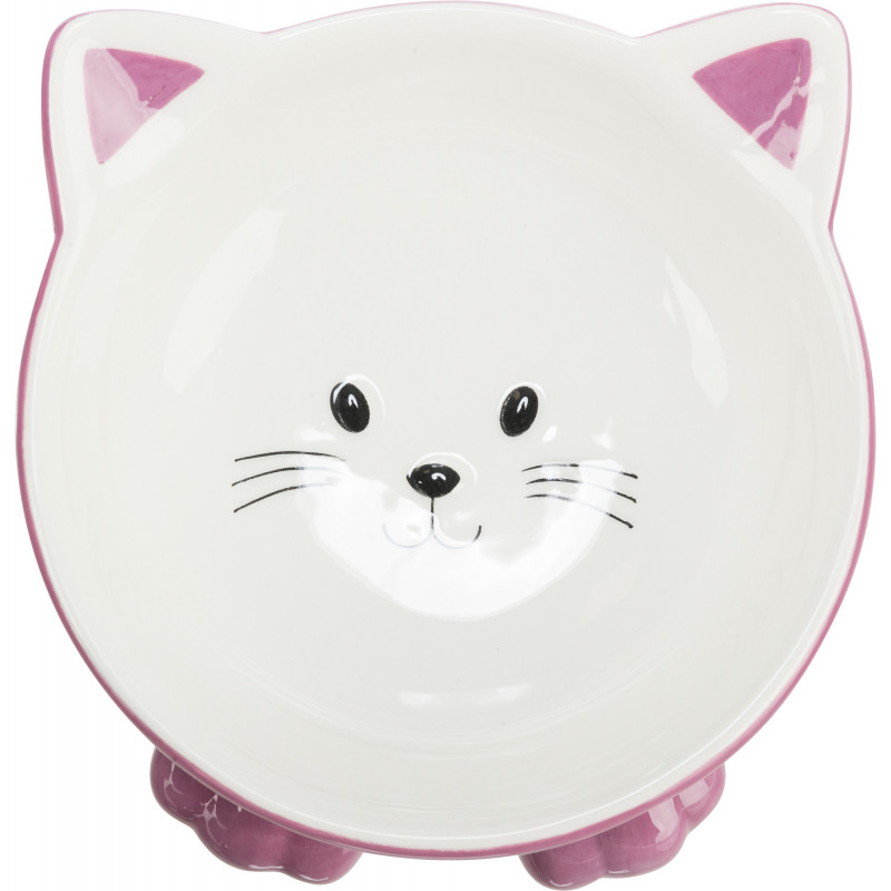 Trixie Meow Ceramic Elevated Cat Bowl