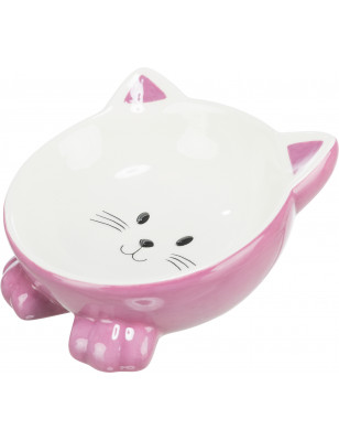 Comedero elevado de cerámica para gatos Trixie Meow