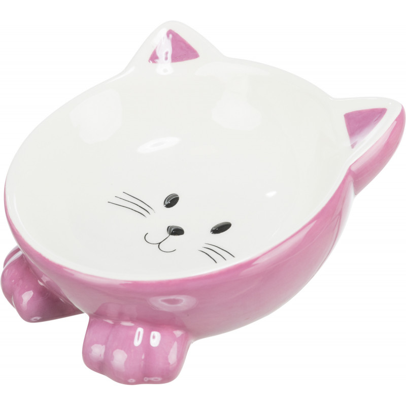 Comedero elevado de cerámica para gatos Trixie Meow