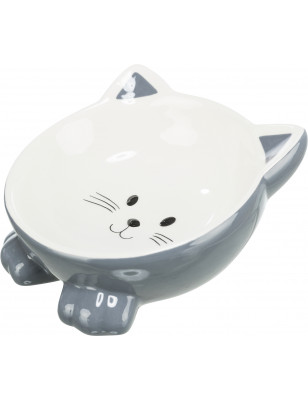 Trixie Meow Ceramic Elevated Cat Bowl