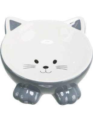 Comedero elevado de cerámica para gatos Trixie Meow