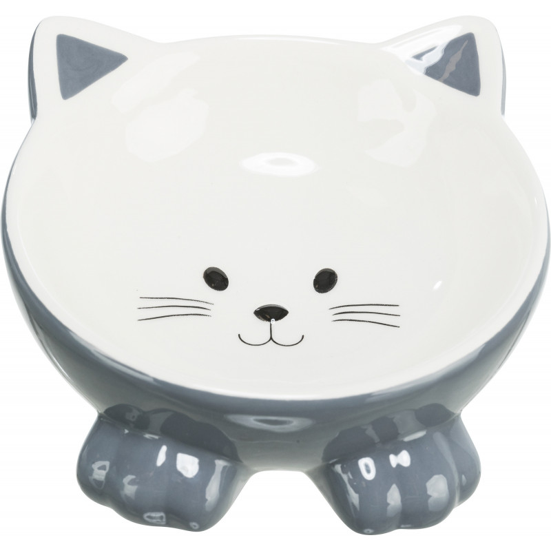 Comedero elevado de cerámica para gatos Trixie Meow