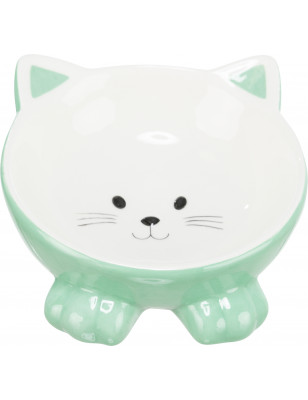 Comedero elevado de cerámica para gatos Trixie Meow