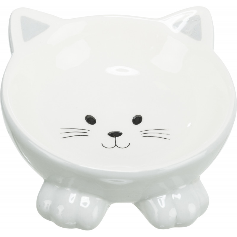 Comedero elevado de cerámica para gatos Trixie Meow