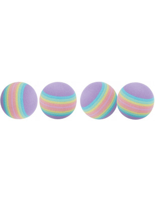 Set of 4 Rainbow balls