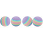 Set of 4 Rainbow balls