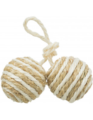 Lot de 2 balles sur une corde