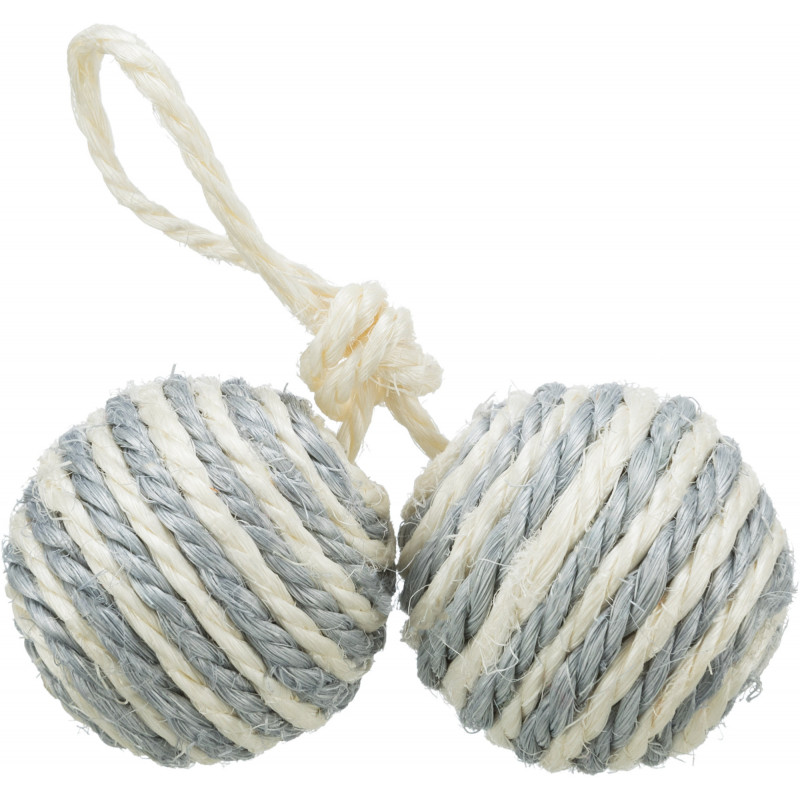 Lot de 2 balles sur une corde