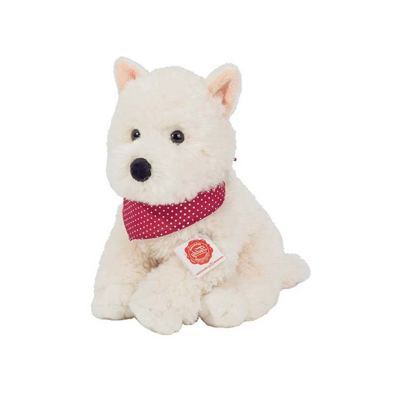 Hermann Teddy, sitzender Westie-Hund 30 cm Hermann Teddy, sitzender Westie-Hund 30 cm