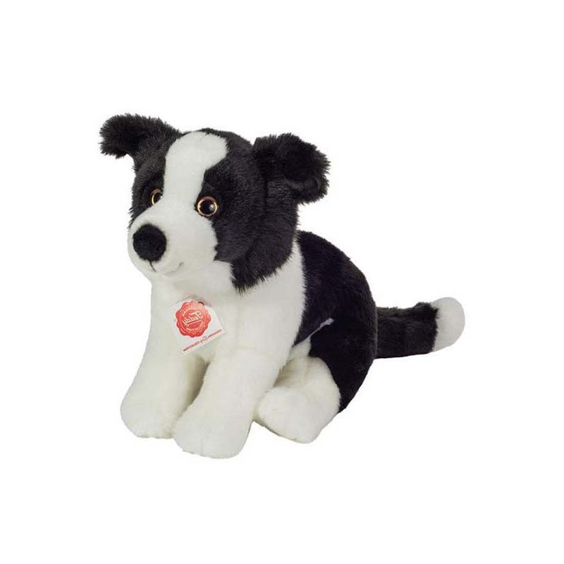 Peluche Border Collie 25 cm – Teddy Hermann | Réaliste & Doux