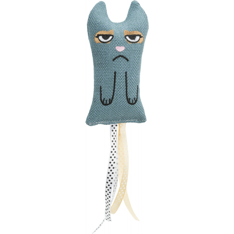 Chat XXL avec pompons