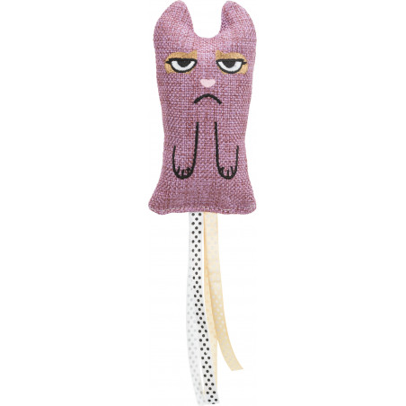 Chat XXL avec pompons