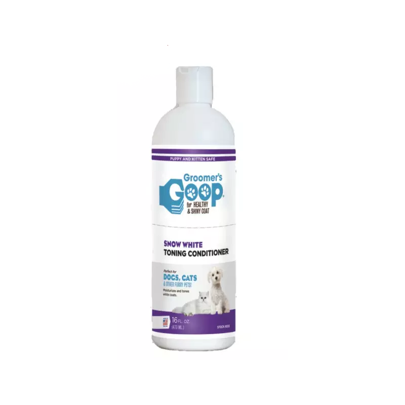 Groomers Goop, Acondicionador blanco nieve