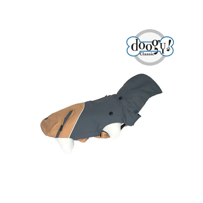 Impermeabile Tampa beige e blu Impermeabile Tampa beige e blu