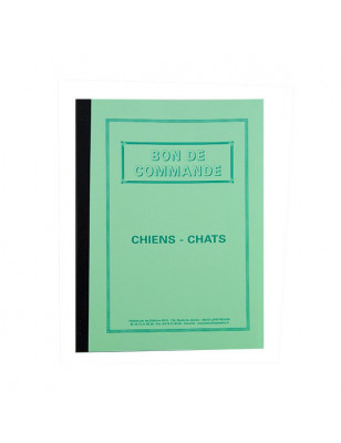 Carnet de bons de commande pour élevage