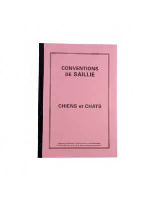 Carnet de conventions de saillie pour élevage