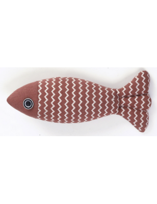 Cat fish toy with Catnip