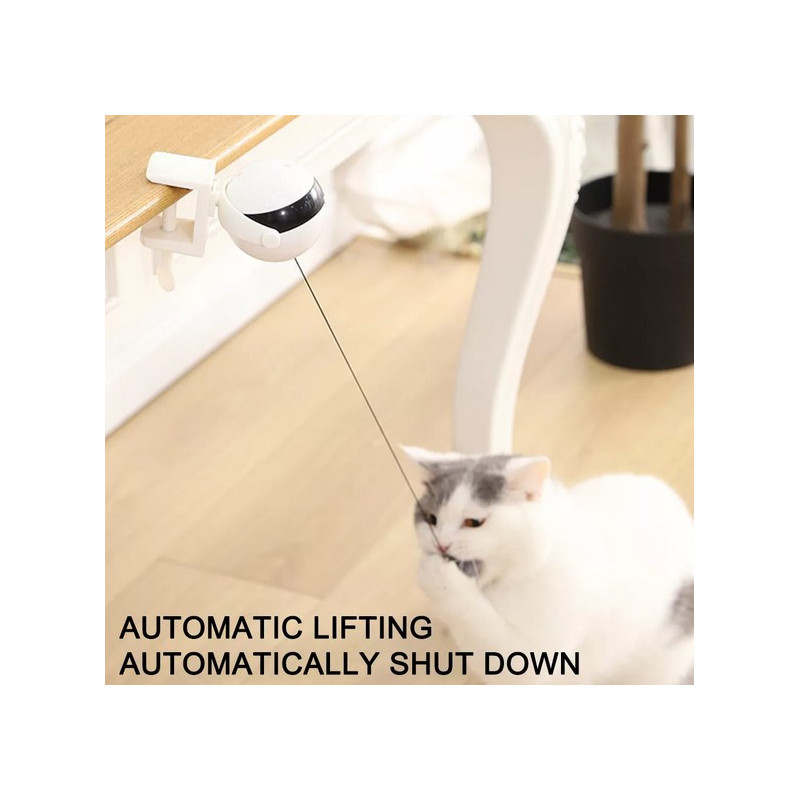 Automatic electric interactive cat game