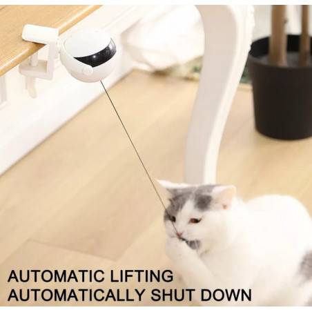 Automatic electric interactive cat game