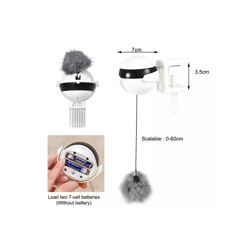 Automatic electric interactive cat game