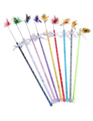 Retractable fly duster with bow