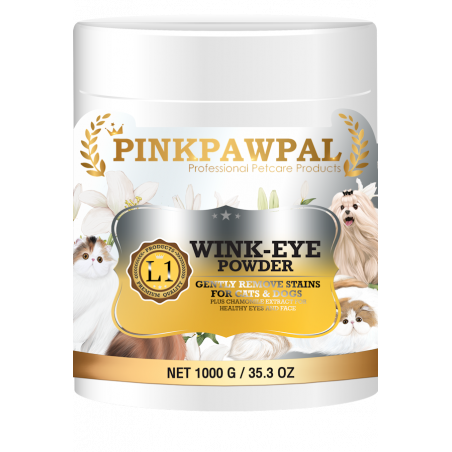 Poudre anti taches yeux chien chat Pinkpawpal Wink Eye Powder