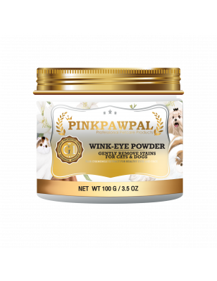 Poudre anti taches yeux chien chat Pinkpawpal Wink Eye Powder