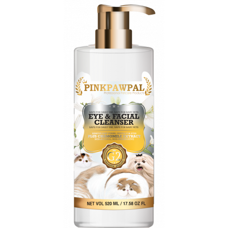 Nettoyant yeux chien chat Pinkpawpal Eye Facial Cleanser