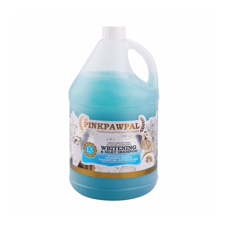 Shampooing blanchissant chien chat Pinkpawpal Whitening