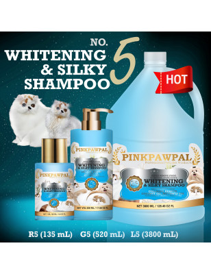 Pinkpawpal, shampoo sbiancante e setoso