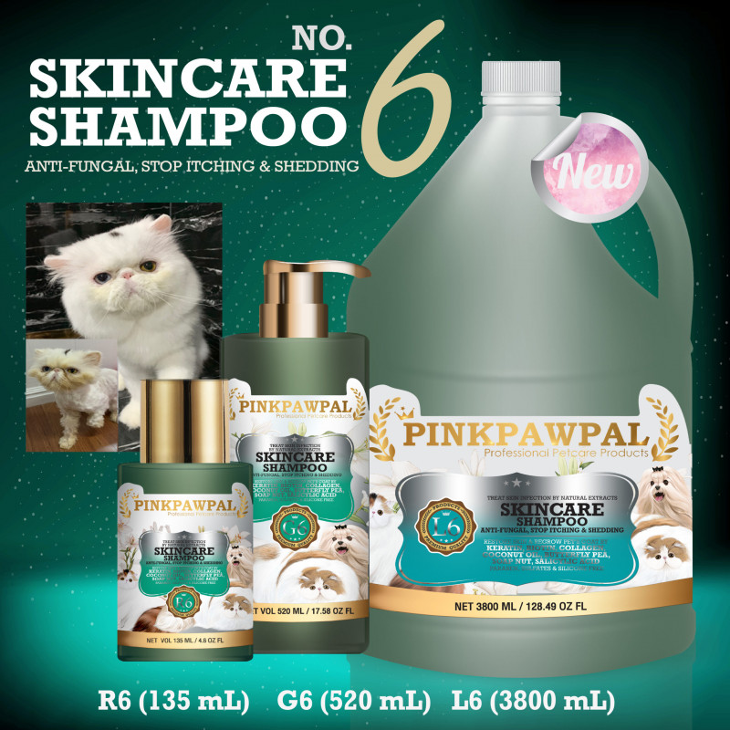 Pinkpawpal, SKINCARE SHAMPOO, Antimykotikum und Anti-Schuppen Pinkpawpal, SKINCARE SHAMPOO, Antimykotikum und Anti-Schuppen