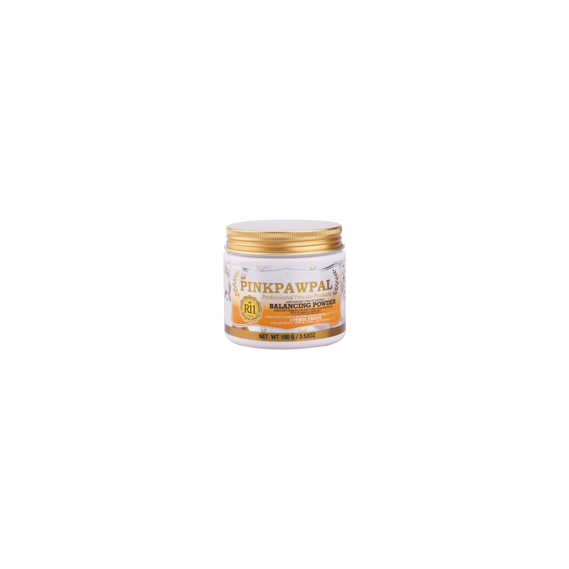 Poudre équilibrante pelage chien chat Pinkpawpal