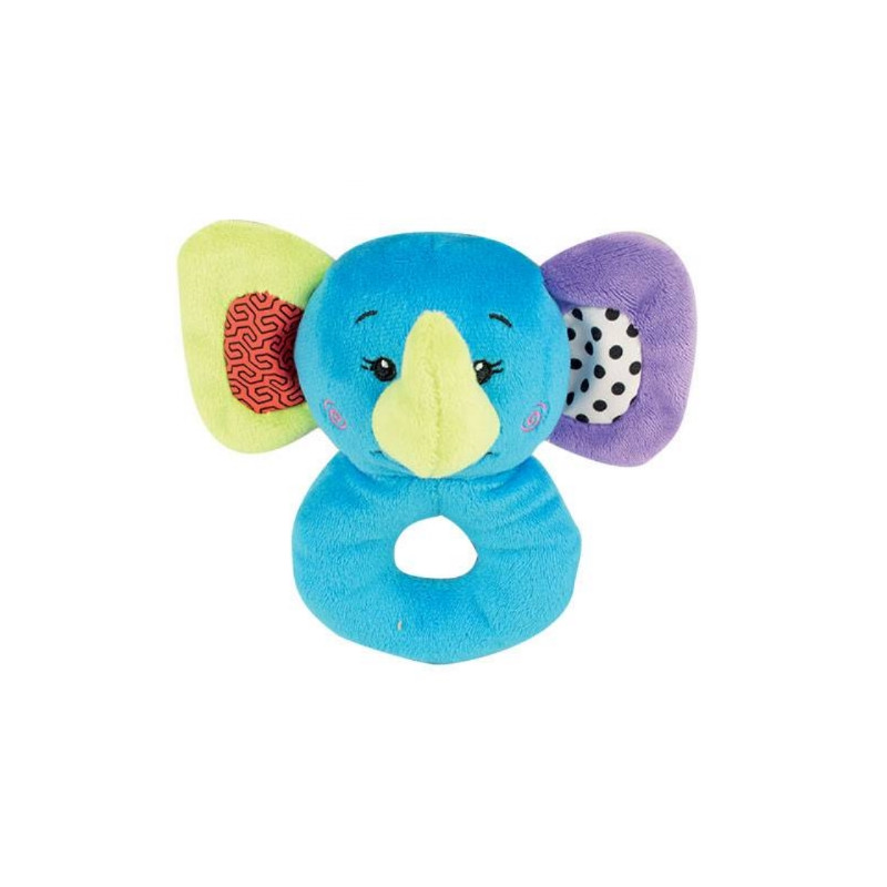 Divers, Peluche Hochet Rond Puppy Elephant