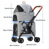 Detachable Double Stroller