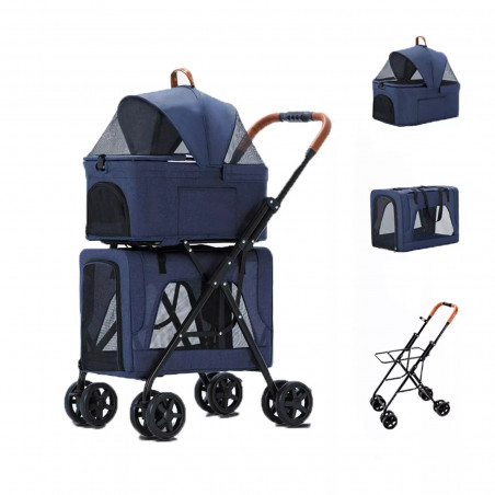 Detachable Double Stroller