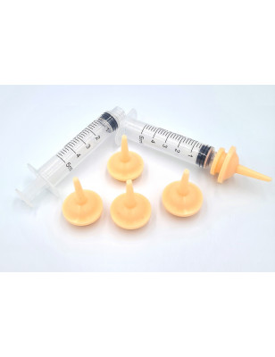 PBS, Kit de 5 tétines Medium et Seringues