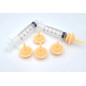 PBS, Kit of 5 Medium Teats and Syringes