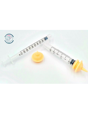 PBS, Kit of 2 Mini Teats and Syringes