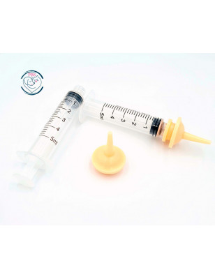 PBS, Kit of 2 Medium Teats and Syringes