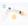 PBS, Kit of 2 Medium Teats and Syringes