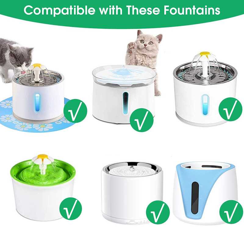 Set of 2 Flower Fountain Filters